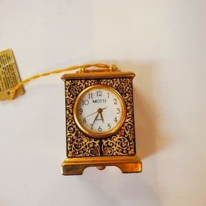 Miniature clock from Spain beautiful Motti